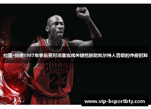 拉里·伯德1987年季后赛对活塞完成关键抢断助凯尔特人晋级的传奇时刻