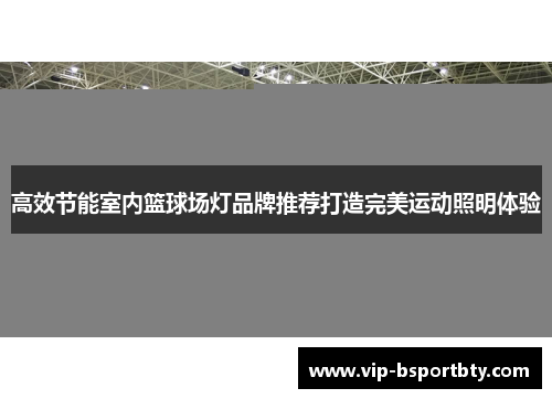 高效节能室内篮球场灯品牌推荐打造完美运动照明体验